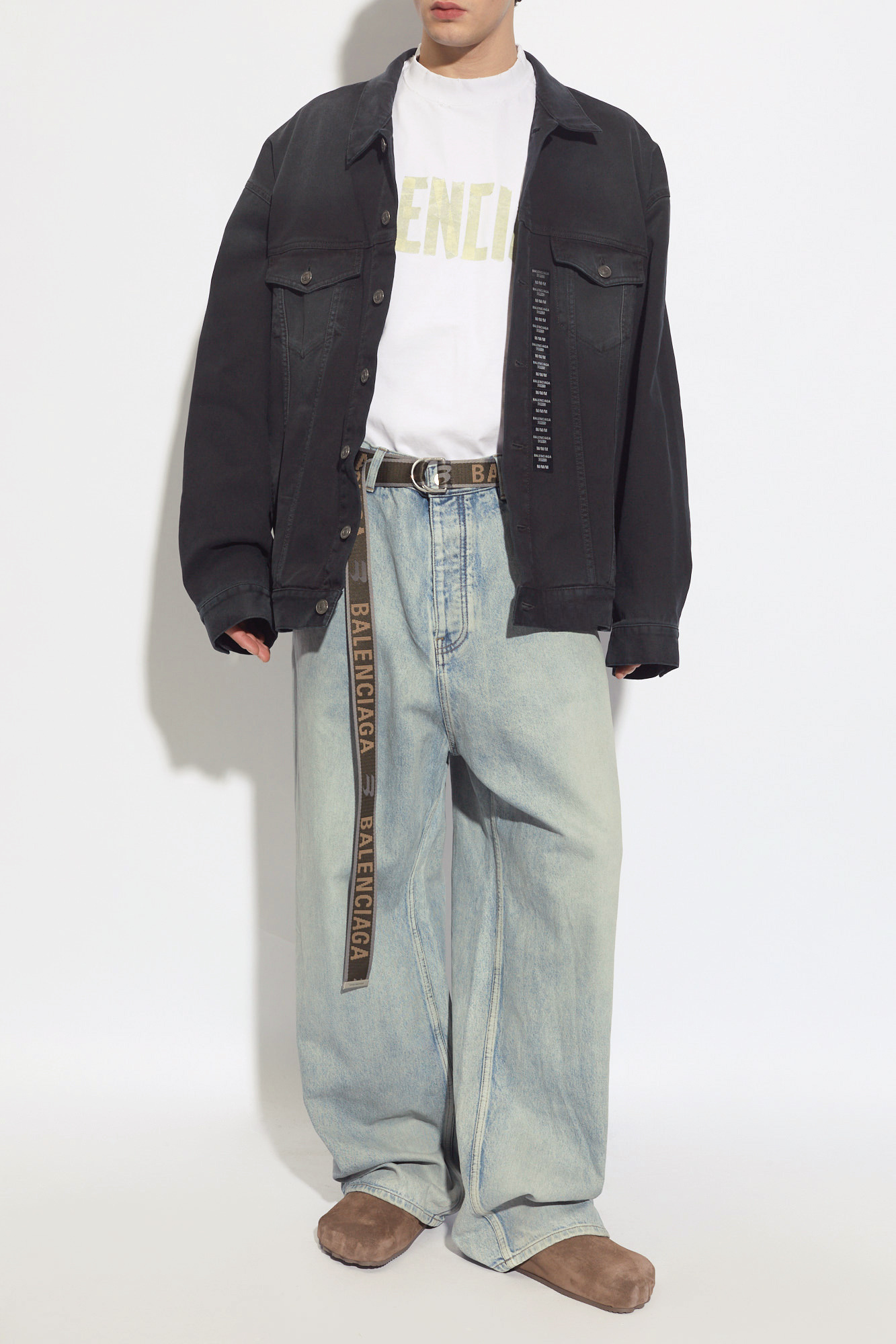 Balenciaga oversized denim sales jacket